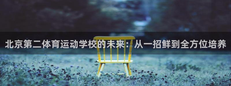 678体育官网下载：北京第二体育运动学校的未来：从一招鲜到全方位培养