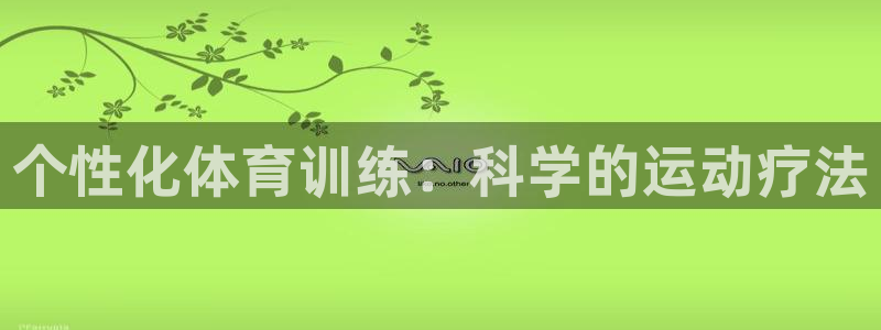 678体育：个性化体育训练：科学的运动疗法